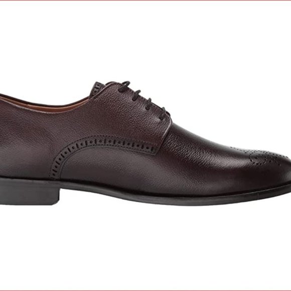 MARC JOSEPH NEW YORK Men\'s Leather Oxford Lace-up Wingtip Dress Shoe Wine US 10 main image 4